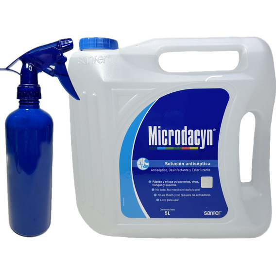 Microdacyn 5 Litros Antiséptico + Spray Atomizador