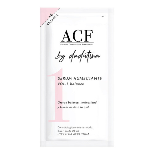 Refill Serum Humectante Vol 1 Acf By Dadatina Tipo de piel Todo tipo de piel