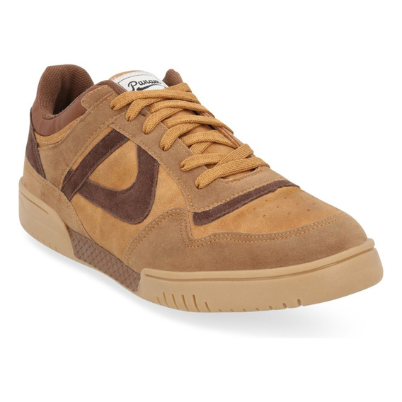 Tenis Casual Caballero Panam Café 653-08