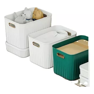 Set 2 Cajas Organizadora Blanco Xl