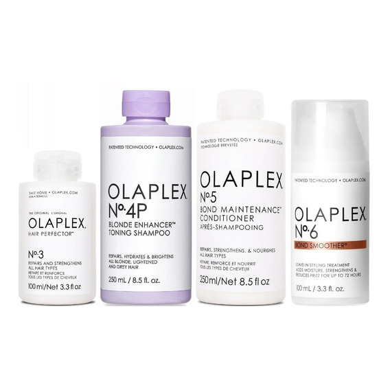 Olaplex N°3 + N°4p + N°5+ N°6 Tratamiento Para Cabello Rubio