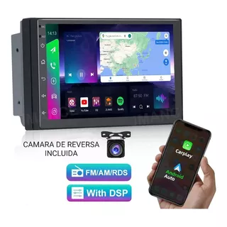 Radio Multimedia Pantalla 7 Carplay Android Auto Inalámbrico
