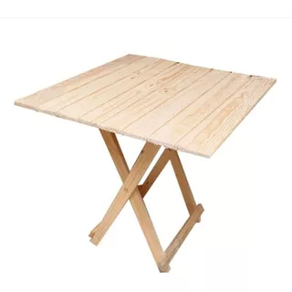 Mesa Plegable De Madera 80cmx80cm Envio Gratis