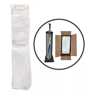 Saco Plástico Refil Embalador Guarda-chuva 15x75 500 Und