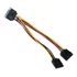 Pack 10 Unidades Divisor Sata Poder Macho A 2 Hembras En Y