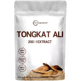 Tongkat Ali Longjack 200:1 Extracto Máximo Poder Polvo 100gr