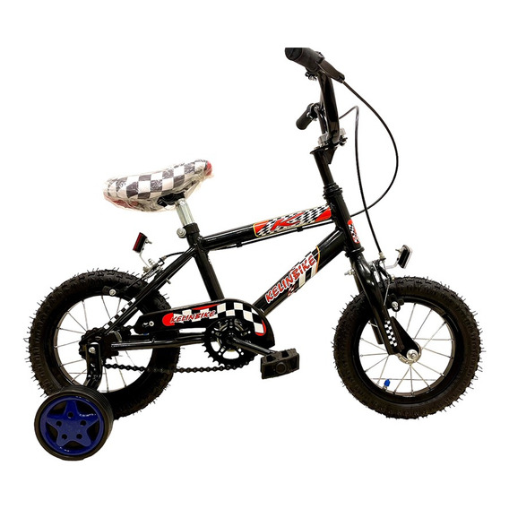Bicicleta R12 Infantil Cross Nene Negro