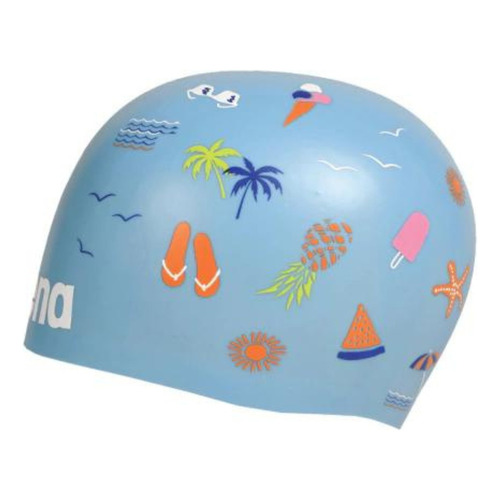 Gorra Natación Arena Poolish Moulded Silicona Color Beach vibes 233 Diseño de la tela Estampadas Tamaño Único