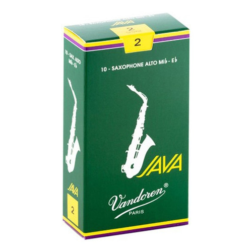 Pack De Cañas Vandoren Java Sr262 De Saxo Alto N2 X10u