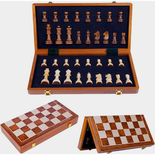 Ajedrez Artesanal Madera, Juego De Mesa, Chess, Calidad Alta