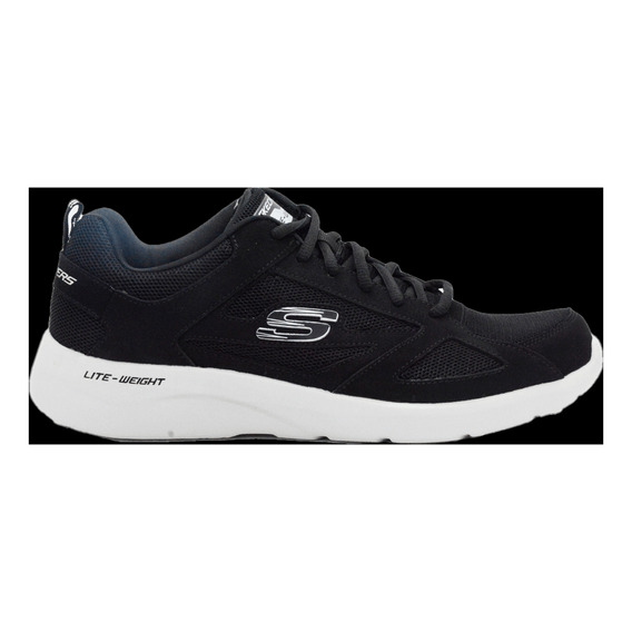 Tenis Skechers Hombre Dynamight 2.0 - Fallford Negro - Blanc