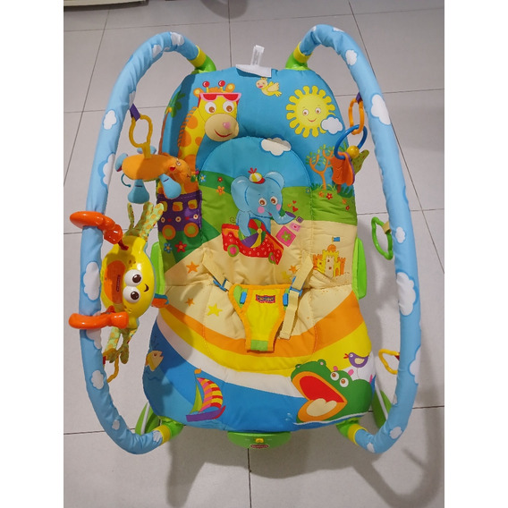  Silla Mecedora Vibradora Porta Bebe+ Gimnasio Bebe Manta