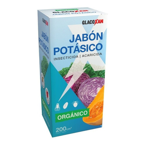 Insecticida Acaricida Orgánico Jabón Potásico Glacoxan®200cc