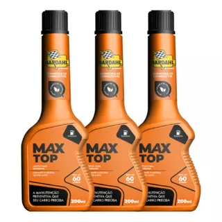 Aditivo Gasolina Bardahl Max Top Reduz Consumo Kit C 3