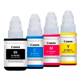 Tinta Canon 190 Original Kit X4 Para G2100 G3100 G4100