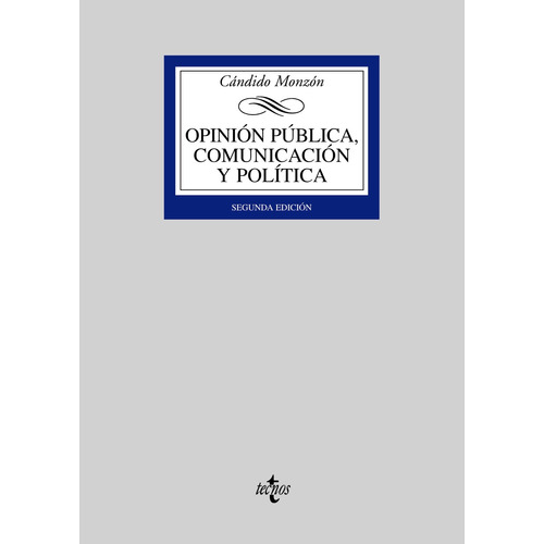 Opinión pública, comunicación y política, de Monzón, Cándido. Serie Derecho - Biblioteca Universitaria de Editorial Tecnos Editorial Tecnos, tapa blanda en español, 2006