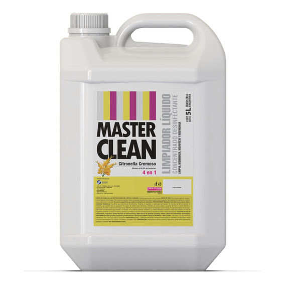 Desodorante Desinfectante Citronella X 5lts - Master Clean