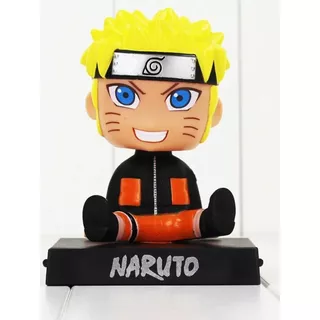 Naruto Soporte Para Telefono 12cm Cabeza Bobble Anime. 