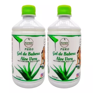 Baba De Babosa Aloe Vera 100% Natural 1 Litro Vegano Xarmie