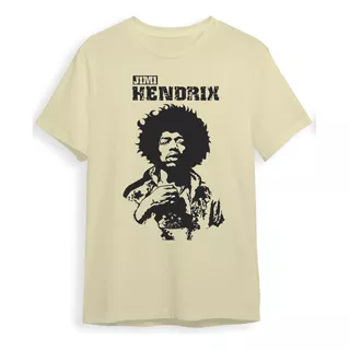 Camiseta Camisa Jimmy Hendrix Rock N Roll Classico Malha Top