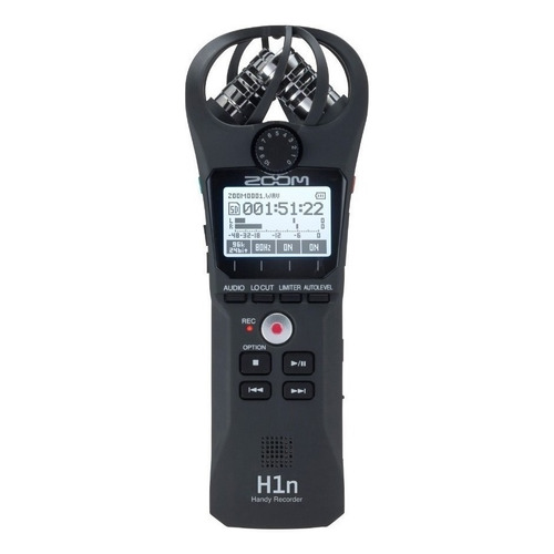 Grabador Portátil Zoom Handy Recorder H1n Sd Usb Gris Cuot Color Negro