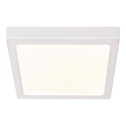 Paq. 2pzs Lampara Led Plafón Cuadrado Dlp042-18w/c, Calux Color Blanco