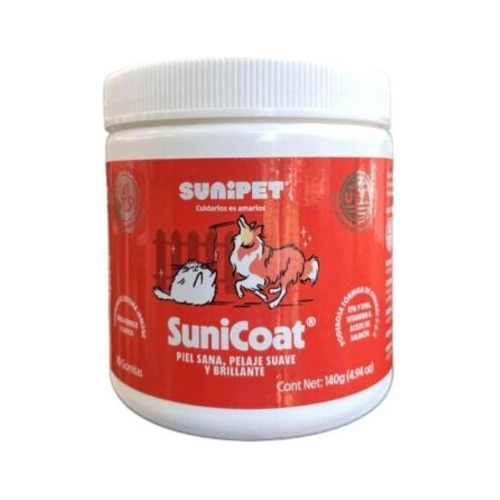 Sunipet Sunicoat Suplemento Para Piel Y Pelaje Perros Y Gato