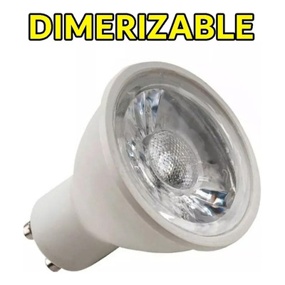 Lampara Dicroica Led 7w Dimerizable Gu10 Luz Desing