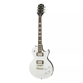 Guitarra Eléctrica EpiPhone Modern Les Paul Muse De Caoba Pearl White Metallic Metalizado Con Diapasón De Laurel Indio