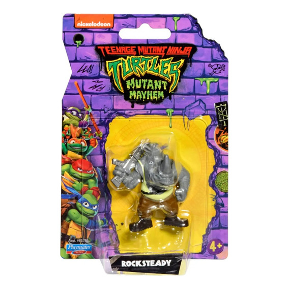 Tortugas Ninja - Mini Figura 5cm Rocksteady - 83270