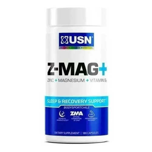 Z-mag+ Zma Usn 180 Capsulas Zinc, Magnesio & Vitamin B6