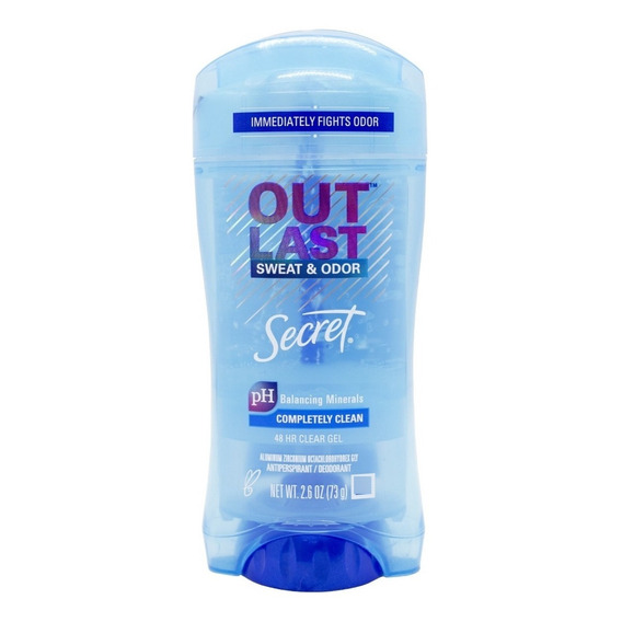 Secret Desodorante Clear Gel Outlast Completely Clean