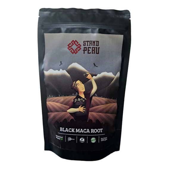 Maca Negra Gelatinizada, Polvo Organico 1kg