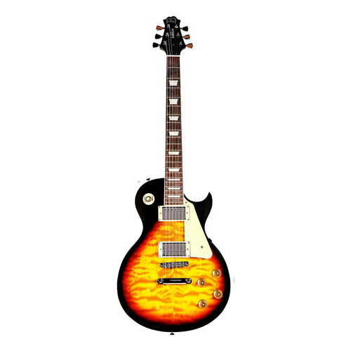 Guitarra Eléctrica Tipo Les Paul Babilon Earthquake-csb!! Color Marrón