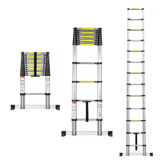 Escalera Telescopica 3.8 Metros Retractil Nube