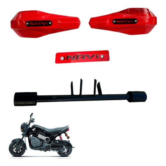 Set De 3 Piezas Slider Cubre Puños, Placa Frontal Honda Navi