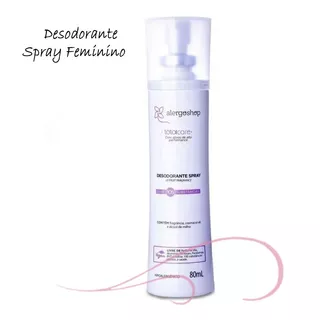 Desodorante Spray Feminino Hipoalergênico Alergoshop 