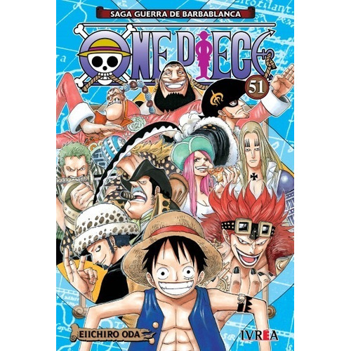 One Piece Vol. 51, De Eiichiro Oda. Editorial Ivrea En Español