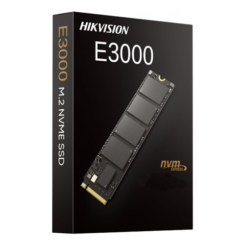 Disco De Estado Solido Ssd 256gb Hikvision E3000 M.2 2280 Color Negro