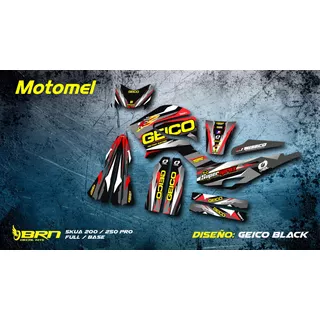 Kit Calcos - Gráfica Motomel Skua 250 Full Pro / Base