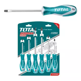 Juego De Destornilladores De 6 Piezas Marca Total Tools 