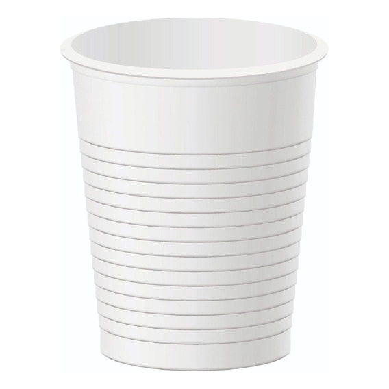 Vaso Plastico Descartable Blanco 180cc Pack X 3000 Unidades