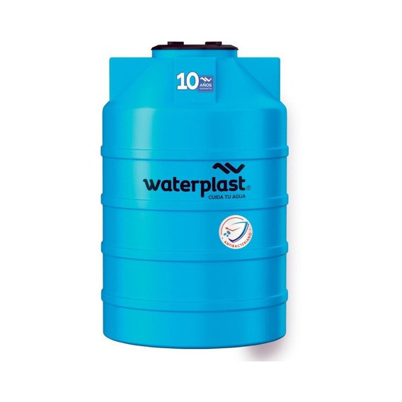 Tanque Para Enterrar Cisterna Single Waterplast 750 Litros Color Celeste