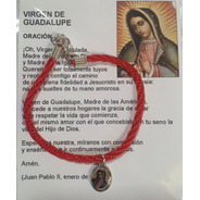 Pack 6 Pulsera De Virgen De Guadalupe, Hecha A Mano