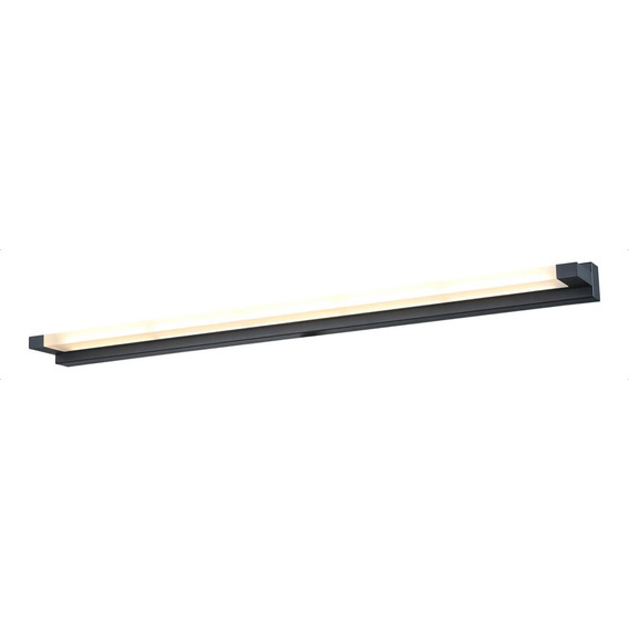 Aplique De Pared Color Negro Para Baño Led 30w 60cm