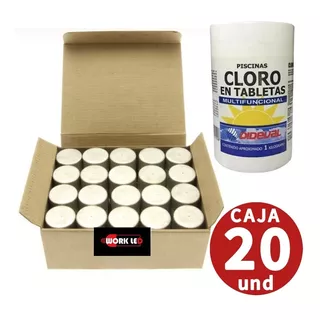 Cloro En Tabletas Triple Acción Piscinas 1kg X Caja 20 Und