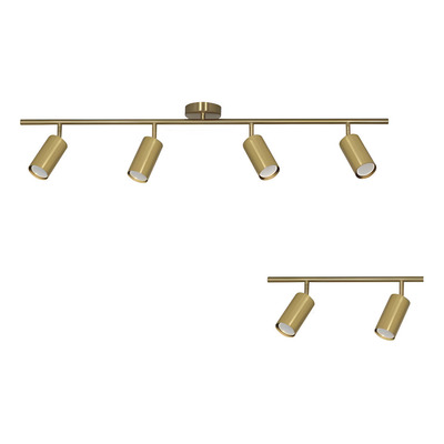 Aplique Finetsa Iv 4 Luces Gu10 Dorado Spot Movil