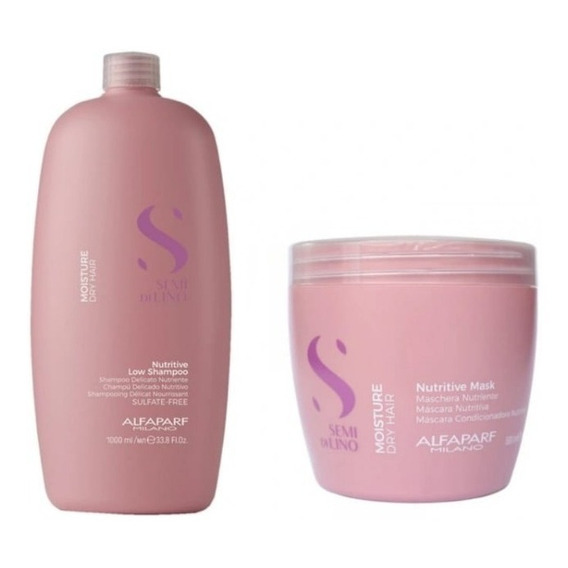 Kit Alfaparf Shampoo 1litro Y Mascara 500ml Moisture