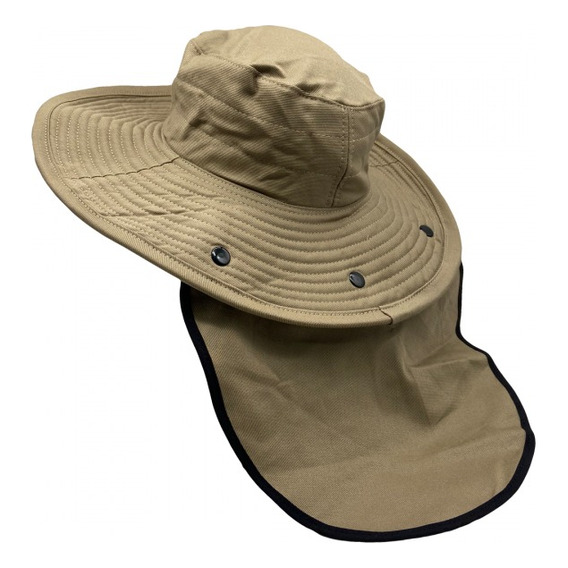 Sombrero Pava Safari Pescador Solapa Cuello Hombre Mujer 