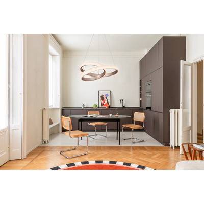 Colgante Rulo Led Dorado L75125 125w 60cm Alta Potencia Mks  Dorado